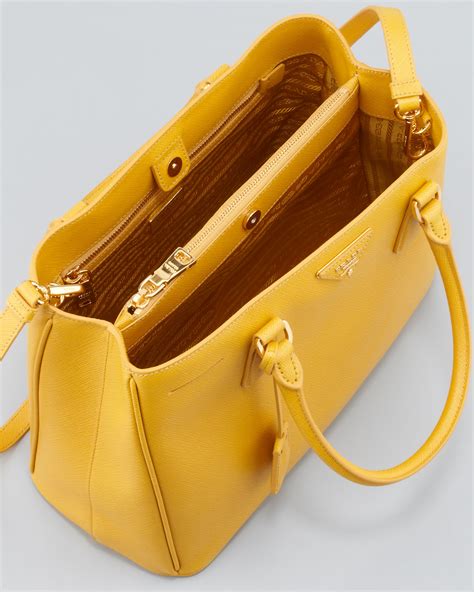 prada yellow handbags.